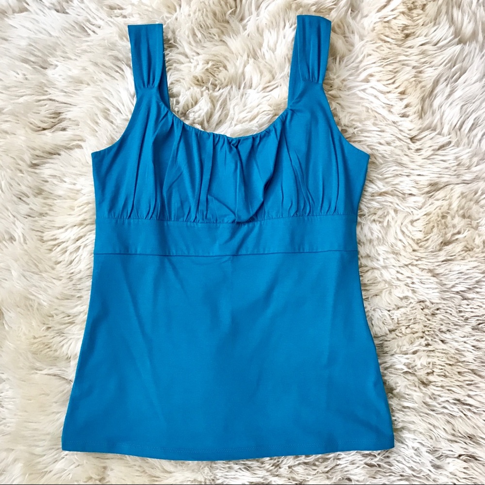 Ann Taylor Soft Blue Tank Top